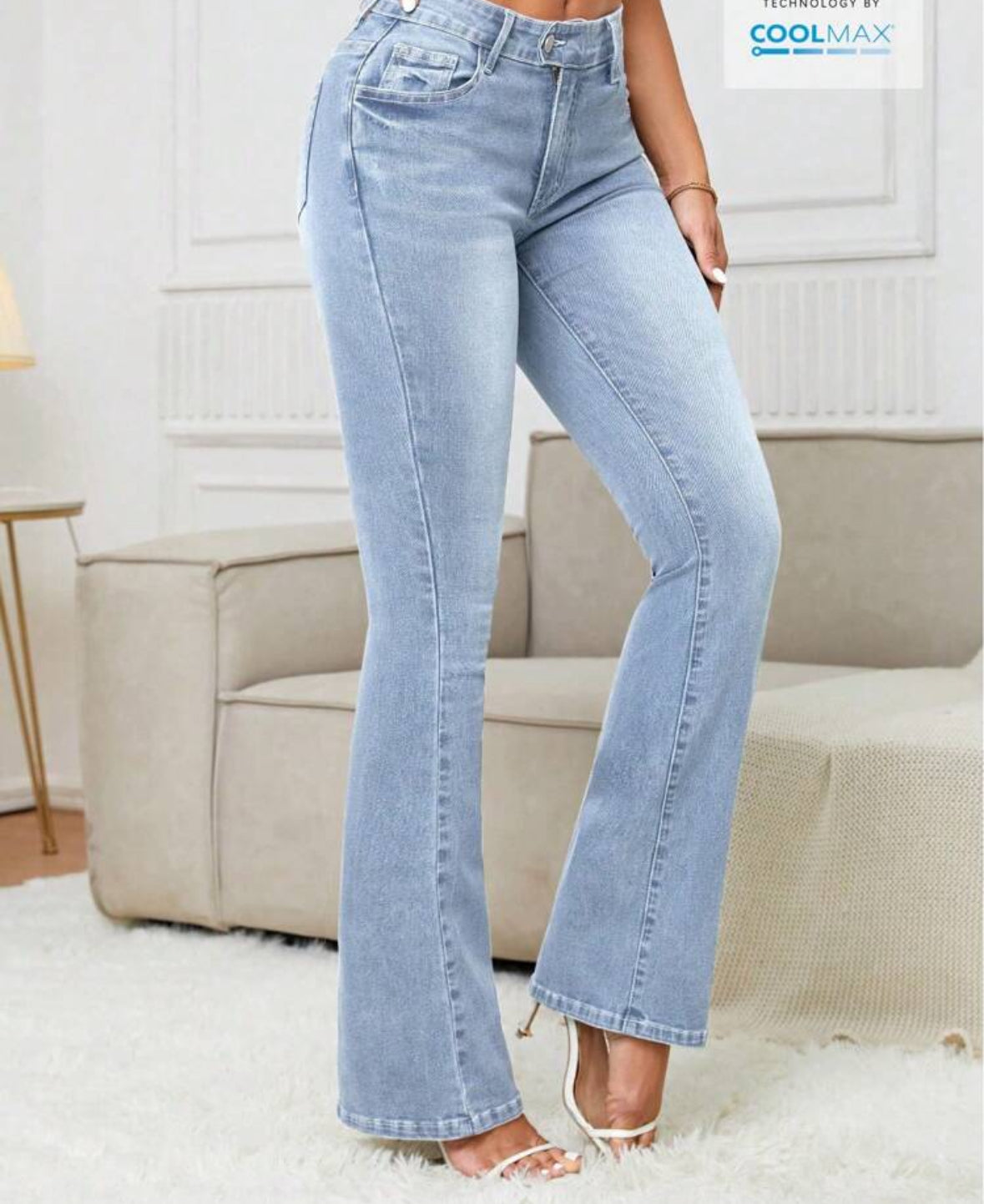 FZ Women's Casual Minimalist Denim Pants