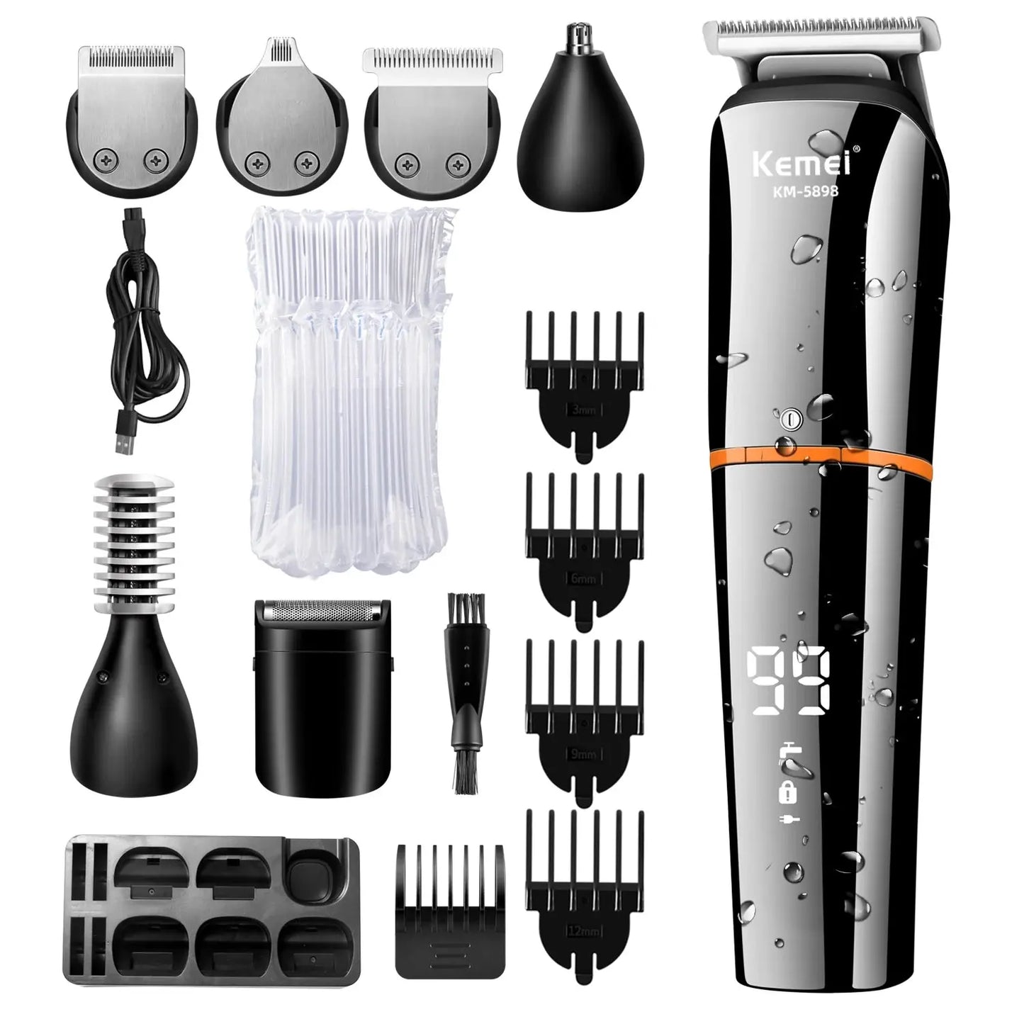 FZ Men's Waterproof 11 in 1 Grooming Kit