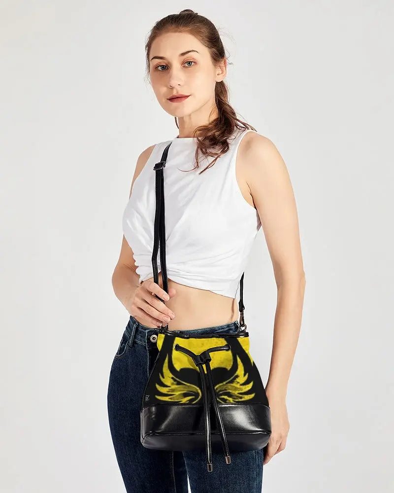 MIND ZONE Mini Drawstring Bucket Bag FZwear