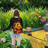 FZ African Printed PU Backpack - FZwear