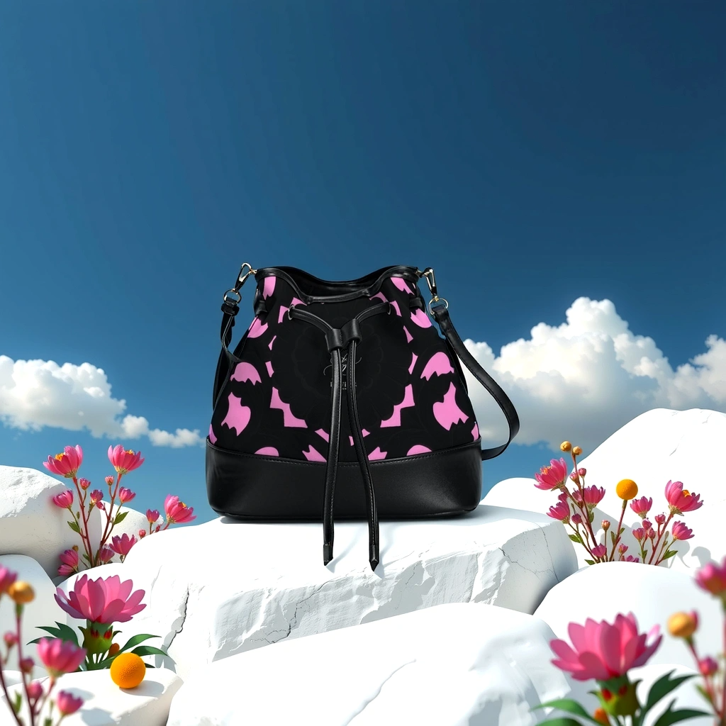 FZ Maze Mini Drawstring Bucket Bag