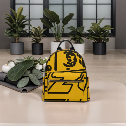 FZ Printed PU Backpack - FZwear