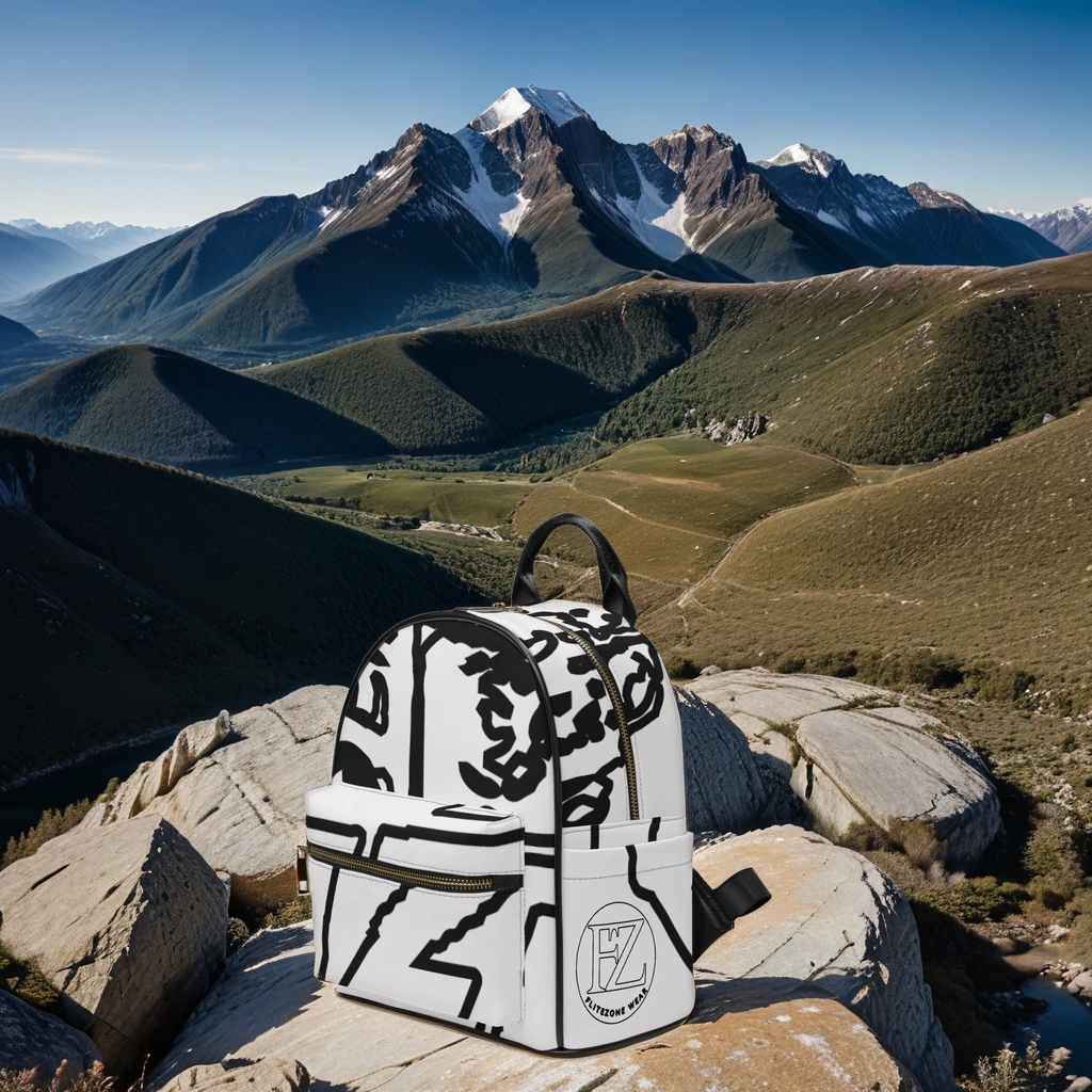 FZ Printed PU Backpack - FZwear