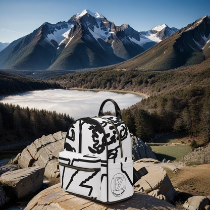 FZ Printed PU Backpack