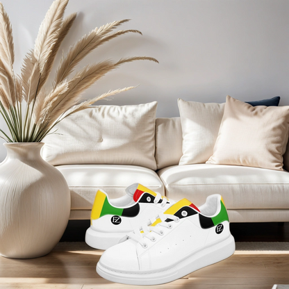 FZ Unisex Rasta Leather Oversized Sneakers