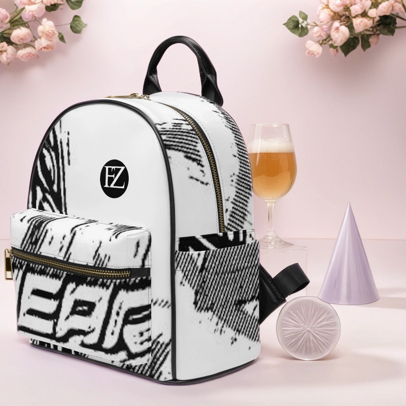 FZ Printed PU Backpack - FZwear