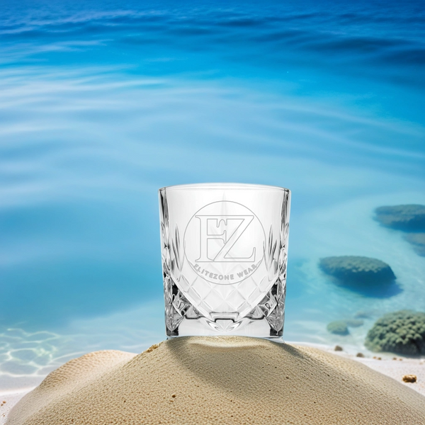 FZ Etched Crystal Whisky Glass - FZwear