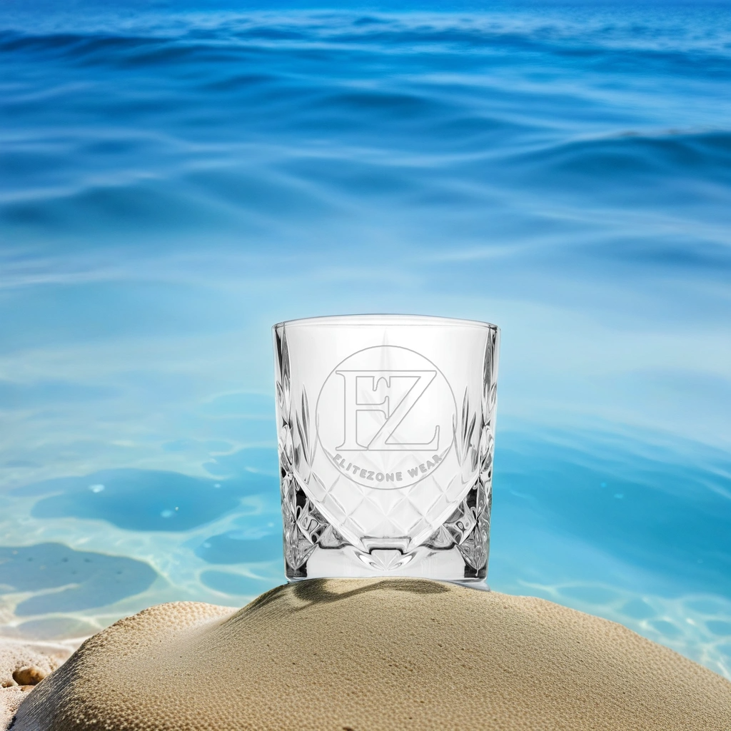 FZ Etched Crystal Whisky Glass