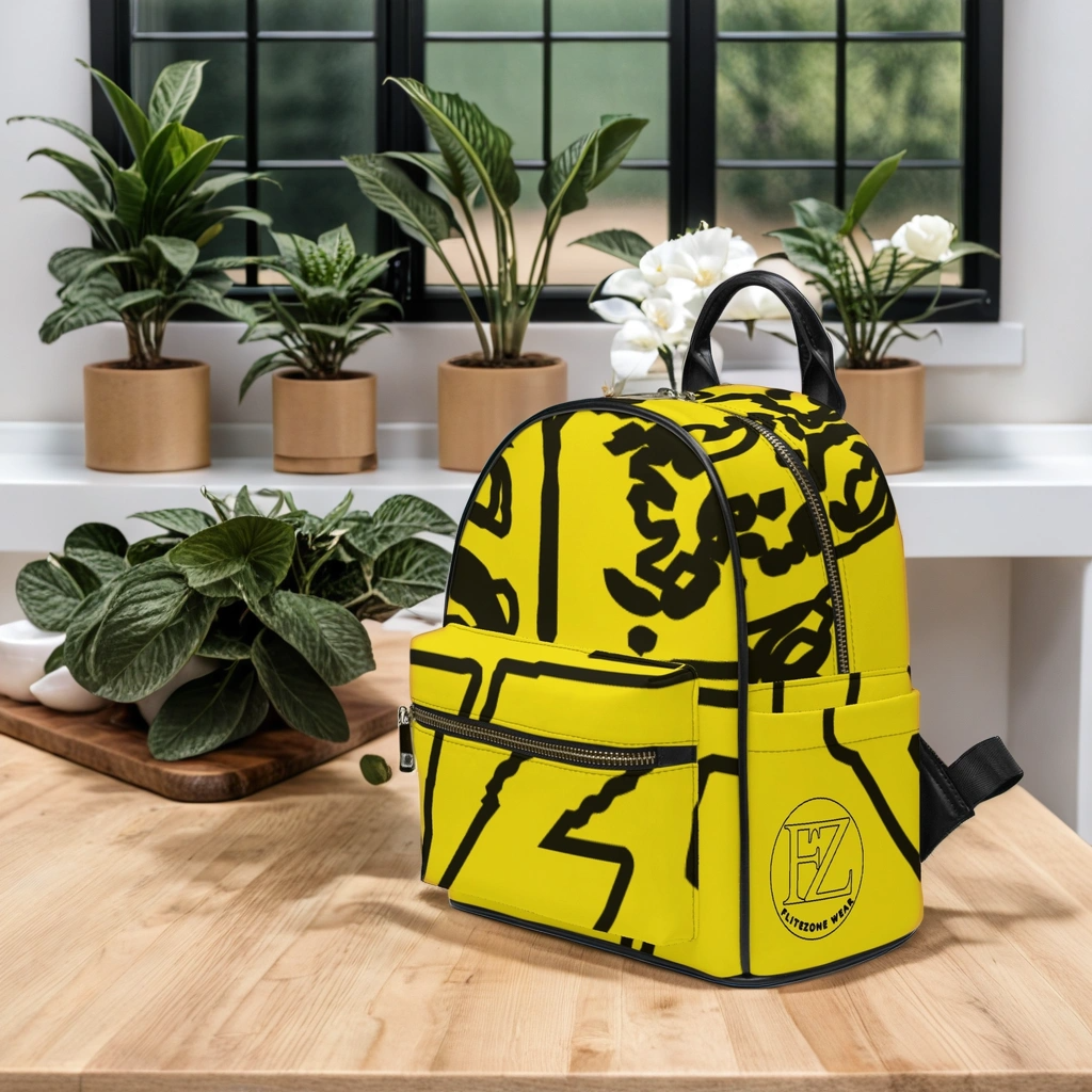 FZ Printed PU Backpack - FZwear