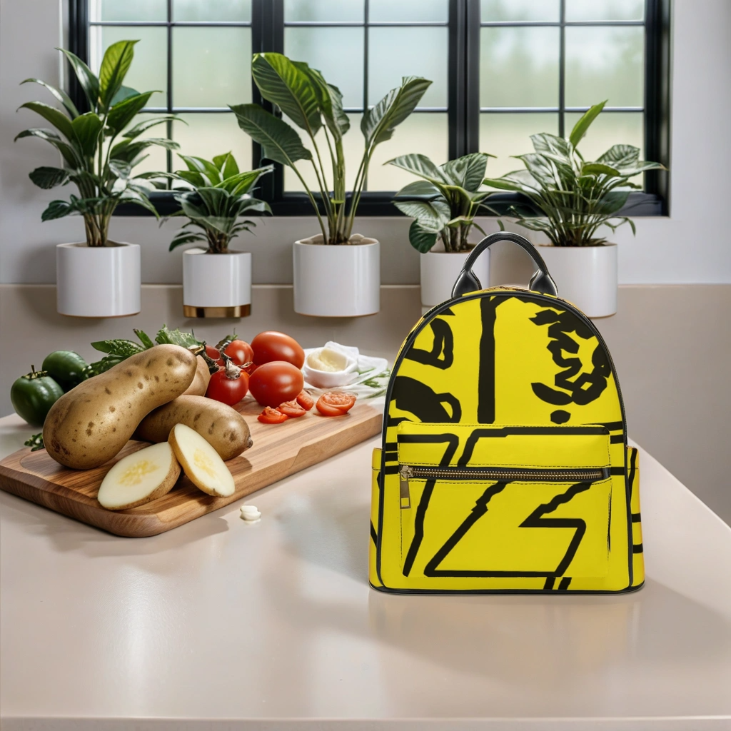 FZ Printed PU Backpack - FZwear