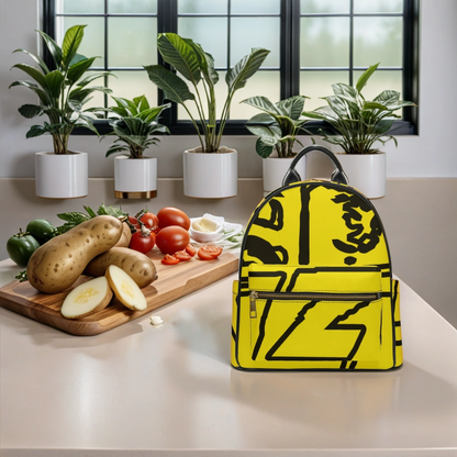 FZ Printed PU Backpack