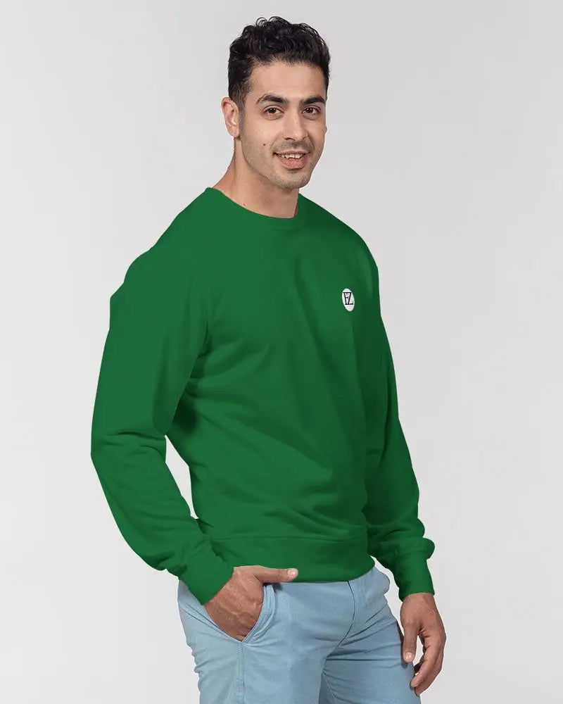 NATURE ZONE Men's Classic French Terry Crewneck Pullover Kin Custom