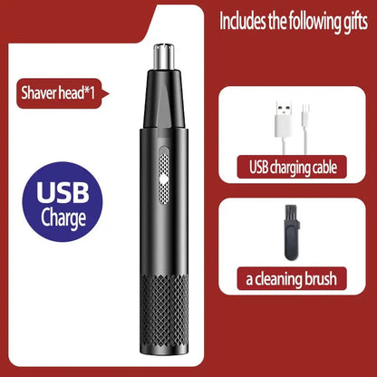 Nose Hair Trimmer USB Charging New High Quality Electric Portable Men Mini Nose Hair Trimmer FZwear