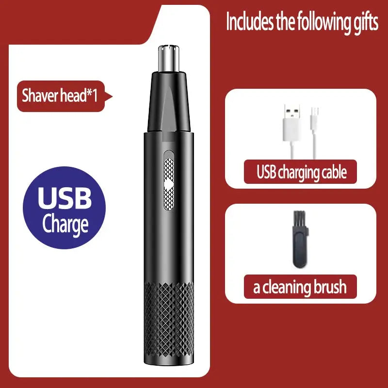 FZ USB Charging Electric Portable Mini Nose Hair Grooming Trimmer