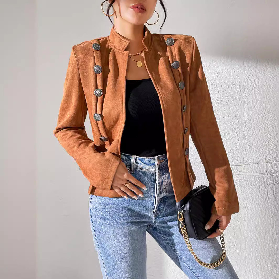 FZ Women's Slim Collared Stylish Jacket - FZwear