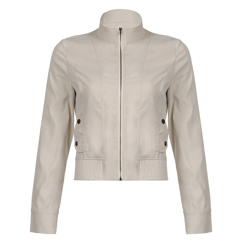 FZ Women's Retro Industrial Line Split Pocket Pilot Workwear Jacket