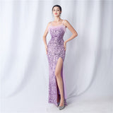 FZ Women's Ostrich Hair High End Evening Dress - FZwear