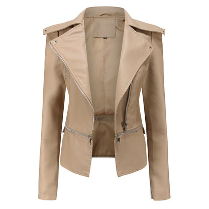 FZ Women's Leather Fashion Casual Jacket - FZwear