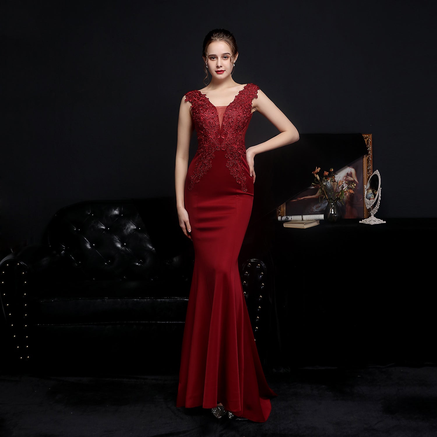 FZ Women's Diamond Toast Fishtail Dress Evening Dress - FZwear