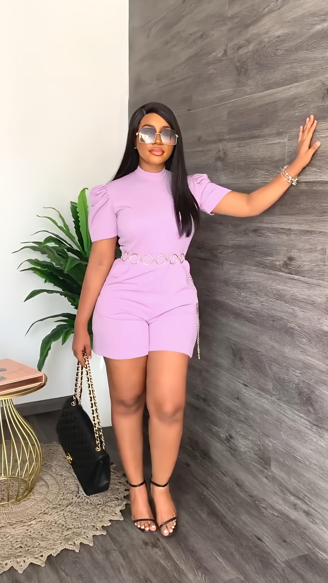 FZ Women's Round Neck Waist Controlled Casual Jumpsuit - FZwear