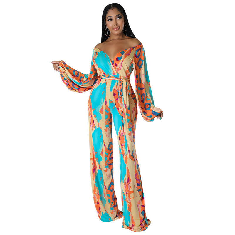 FZ Women's Printing Romper Jumpsuit - FZwear