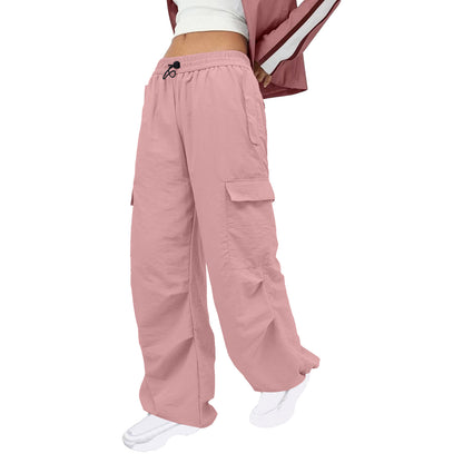 FZ Women's Nylon Multi Pocket Loose Cargo Pants - FZwear