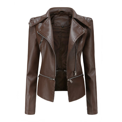 FZ Women's Leather Fashion Casual Jacket - FZwear