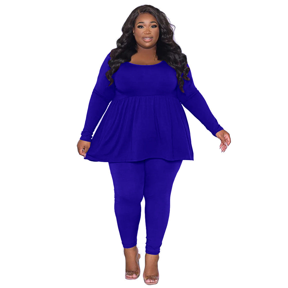 FZ Women's Plus Size Long Sleeved Two Piece Suit - FZwear