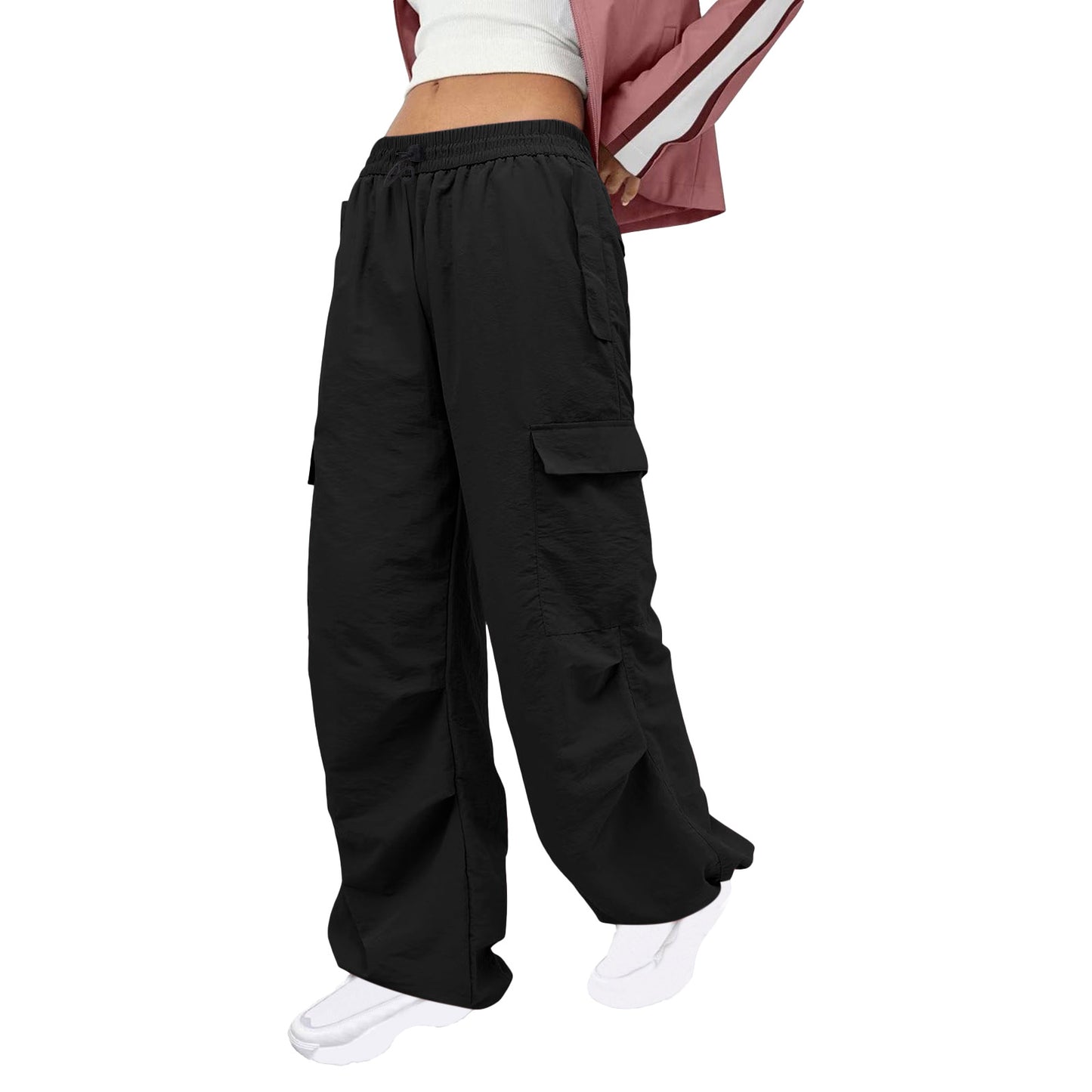 FZ Women's Nylon Multi Pocket Loose Cargo Pants - FZwear