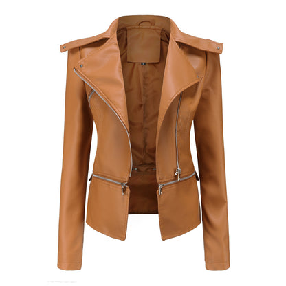 FZ Women's Leather Fashion Casual Jacket - FZwear