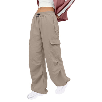 FZ Women's Nylon Multi Pocket Loose Cargo Pants - FZwear