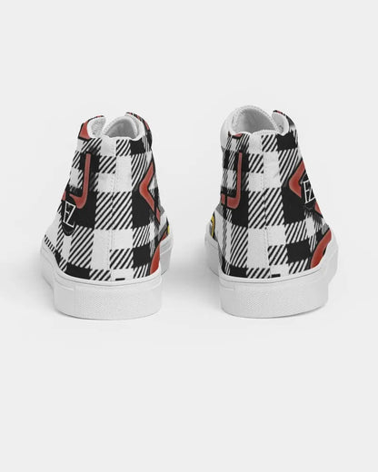 PLAID FLITE Men's Hightop Canvas Shoe Kin Custom