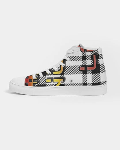 PLAID FLITE Men's Hightop Canvas Shoe Kin Custom