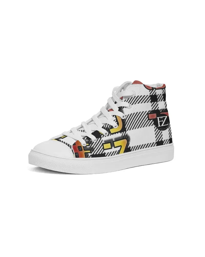 PLAID FLITE Men's Hightop Canvas Shoe Kin Custom