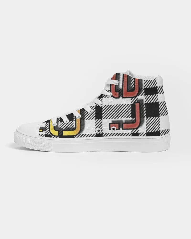 PLAID FLITE Women's Hightop Canvas Shoe Kin Custom