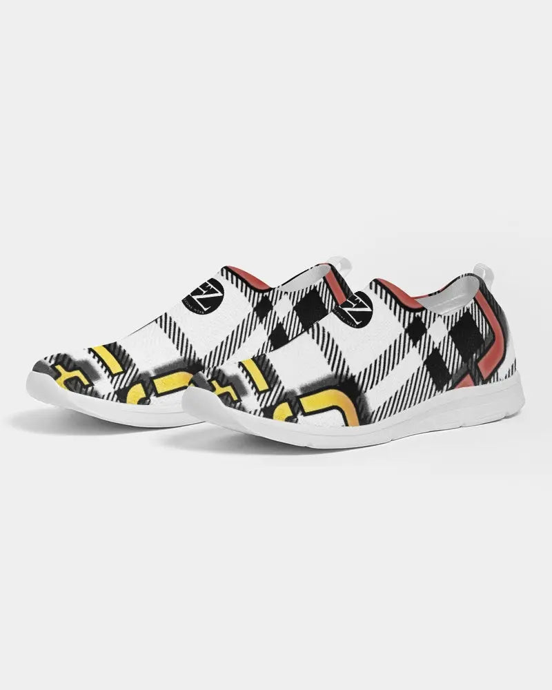 PLAID FLITE Women's Slip-On Flyknit Shoe Kin Custom