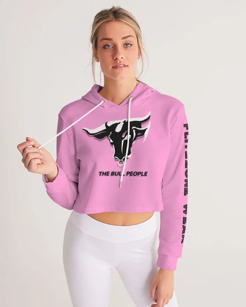 RAGING BULL Women's Cropped Hoodie Kin Custom