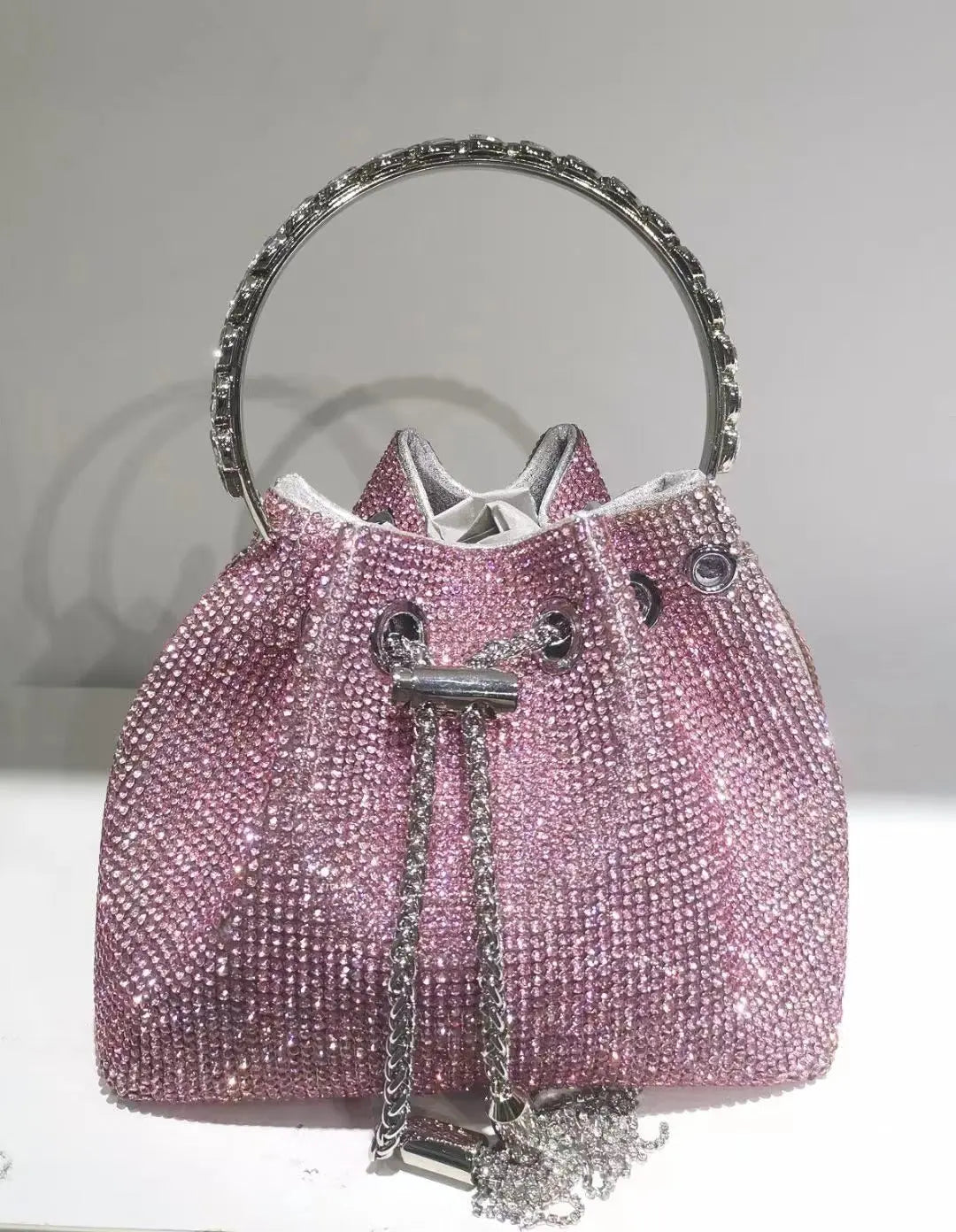 Rhinestone Premium Dinner Handbag Acrylic Women Bag Diamond Chain Bag Shoulder Bag SparkLuxe