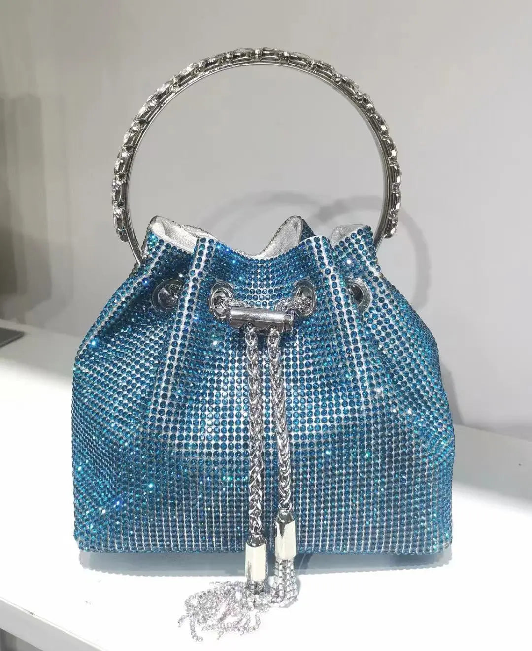 Rhinestone Premium Dinner Handbag Acrylic Women Bag Diamond Chain Bag Shoulder Bag SparkLuxe