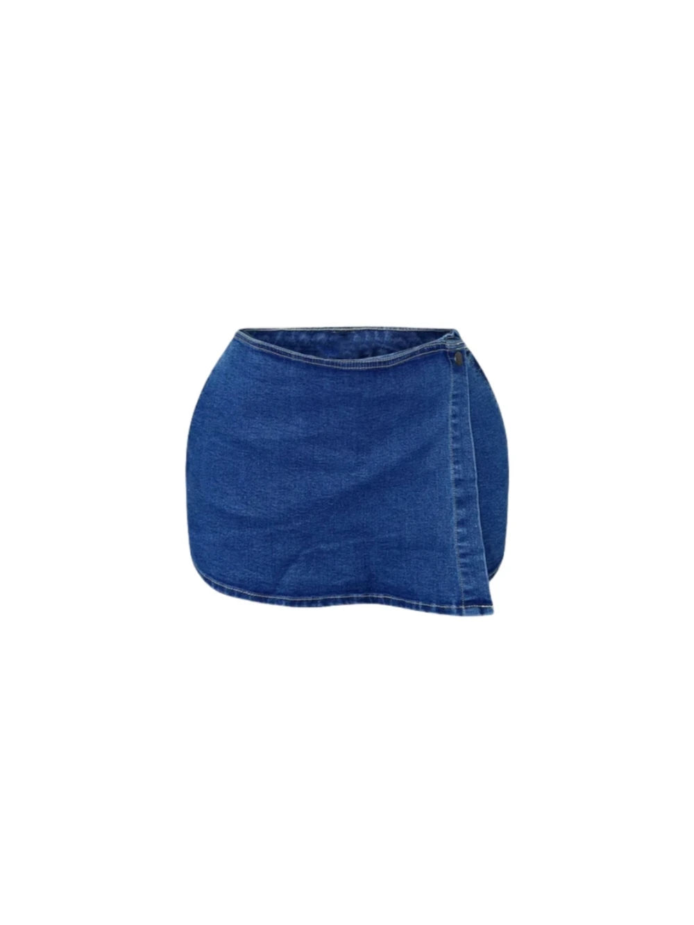 FZ Women's Strapless Slim-Fit Two-Piece Denim Shorts Suit - FZwear