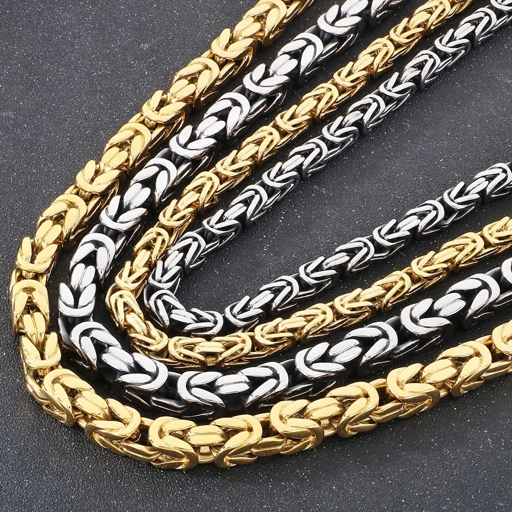 FZ Chain Link Stainless Steel Necklace