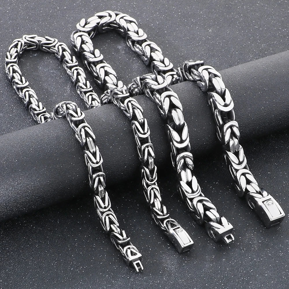 FZ Chain Link Stainless Steel Necklace