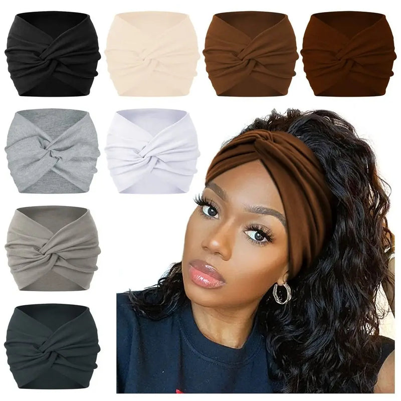 FZ Women's Twisted Extra Large Thick Wide Headbands - FZwear