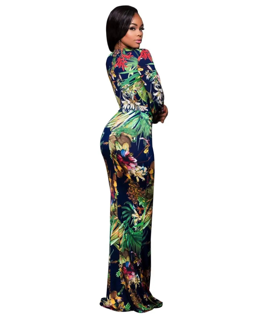 FZ Women's Floor-Length Hollow Out Maxi Sundress