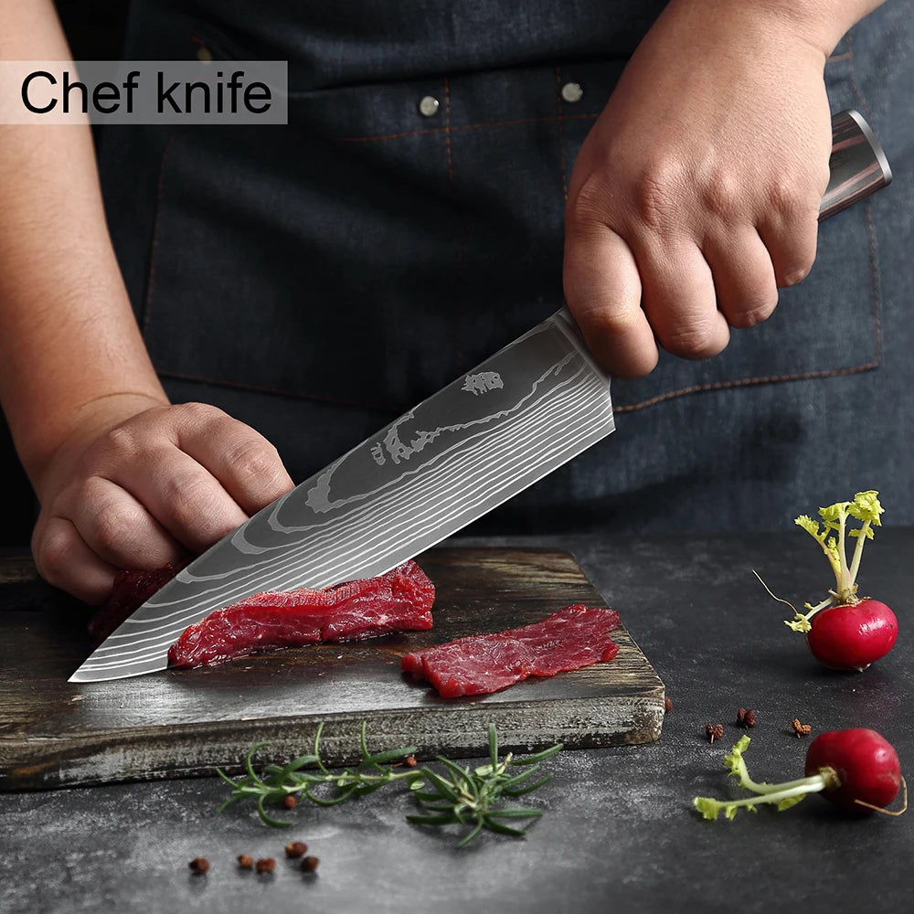 FZ High Carbon Stainless Steel Sharp Boning Chef Kitchen Knife