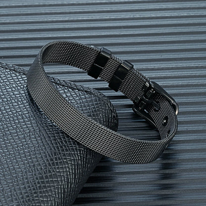 FZ Simple Style 10mm Stainless Steel Mesh Bracelet - FZwear