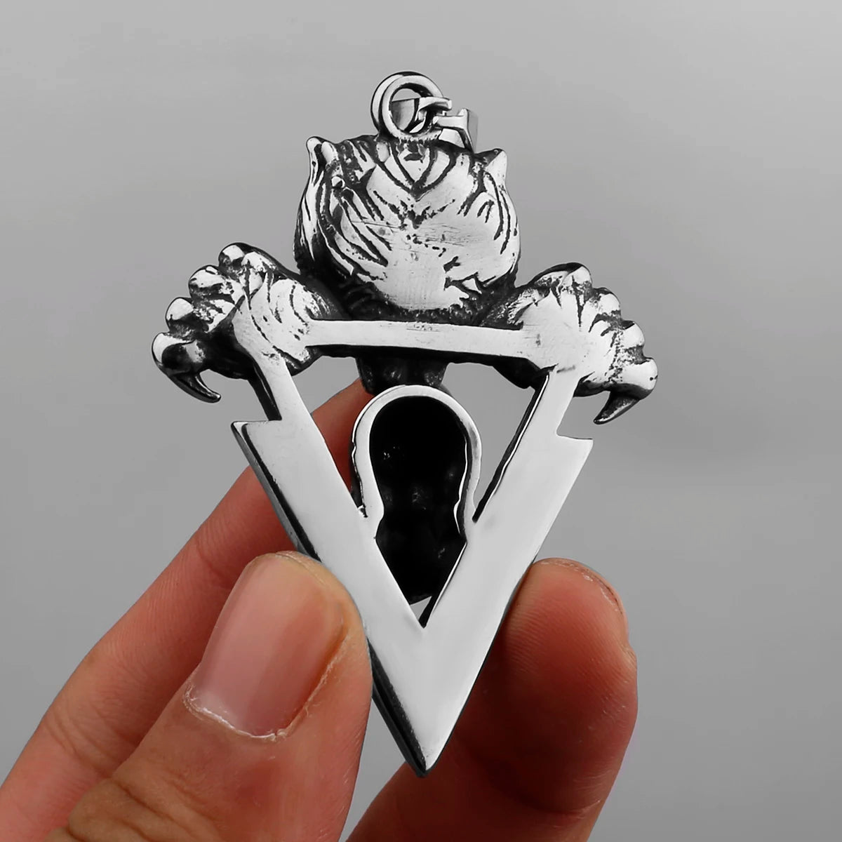 FZ Vintage Tiger Skeleton Skull Pendant Ghost Head Vintage Necklace - FZwear