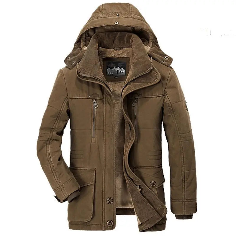 FZ Men's Fleece Thermal Hooded Jacket