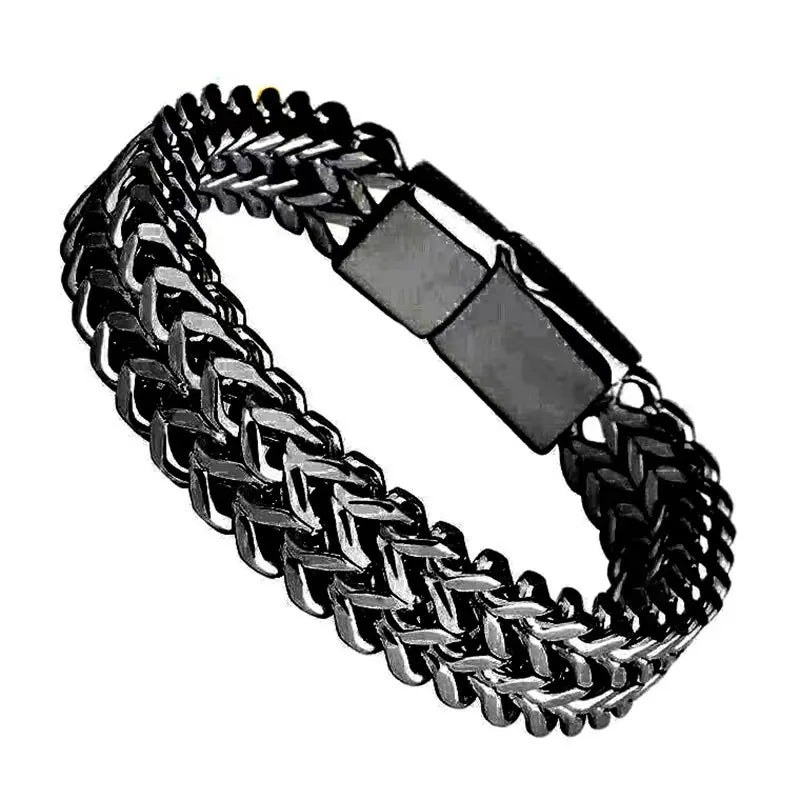 FZ  Hidden Locks 10MM Stainless Steel Hand Chain Bracelet - FZwear