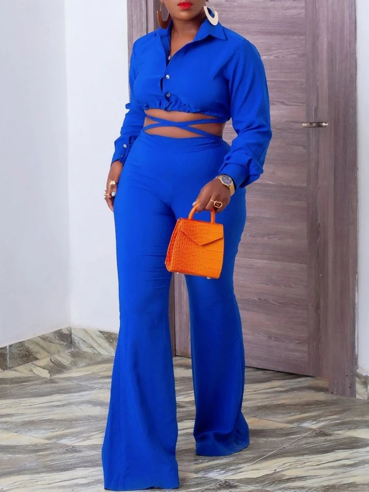 FZ Women's Long Sleeve Matching Pants Suit - FZwear